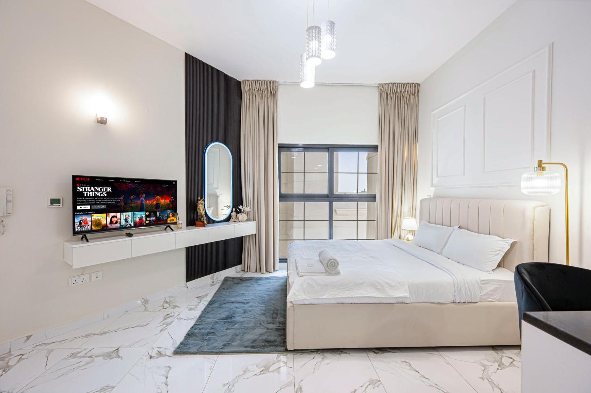 Prime Location Studio In Dubailand Exterior foto